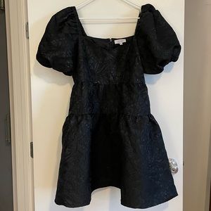 & Other Stories Black Mini Dress